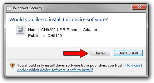 ch 9200 usb ethernet adapter driver for windows 7 32bit